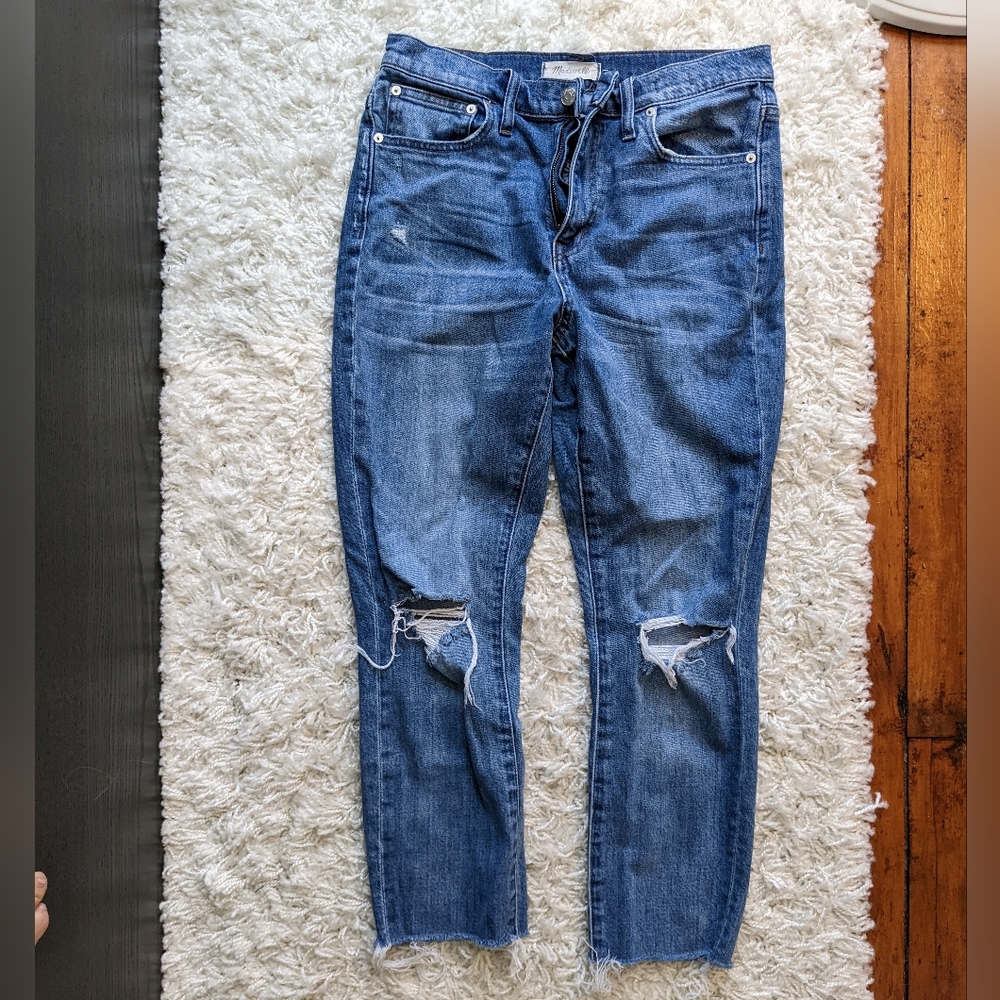 Madewell High Rise Slim Boyfriend jeans